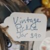 Vintage Pickle Jar - Lidded Glass - Image 4