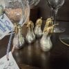 Chris Smith Silver Plate Eggplant Place Card Holders - Set of 6 - - #3586