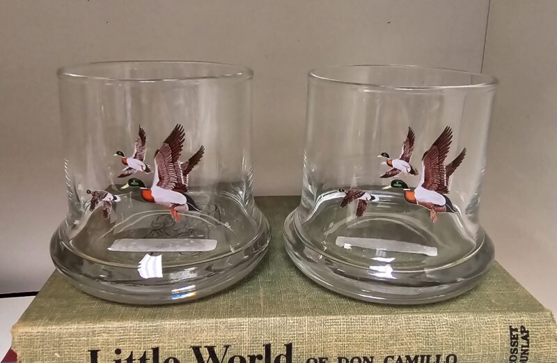 Vintage Chesapeake Mallard Drinking Glasses – Set of 2 – #0217