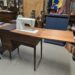 1965 Sewing Machine Table And Machine – #2227