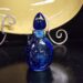 Blue Perfume Bottle with Topper – Murano Glass – #3152