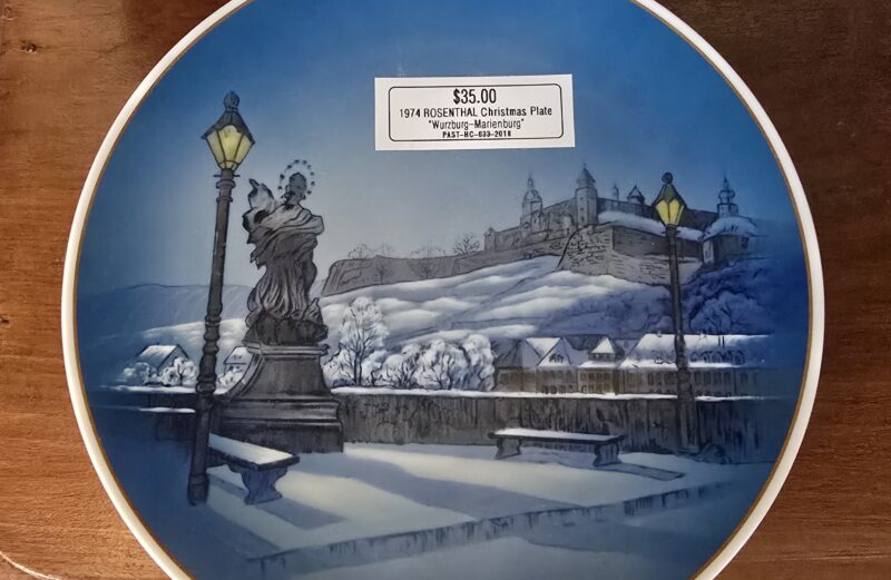 1974 Rosenthal Christmas Plate “Wurzburg-Marienburg”