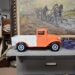 Orange White Truck – Metal and Wood