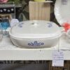 Corning Ware 10" Casserole with Cornflower - Lidded