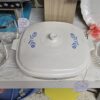 Corning Ware 10" Casserole with Cornflower - Lidded - Image 3