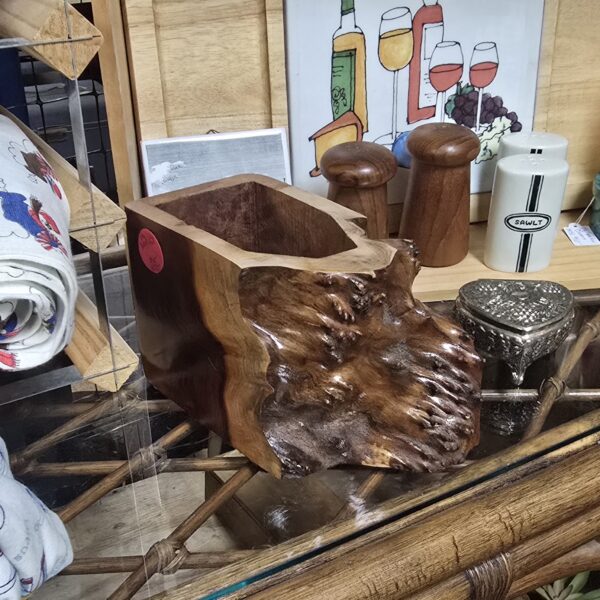 Vintage Wood Desk/Pens Holder