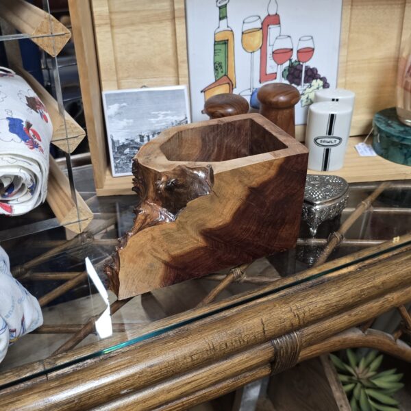 Vintage Wood Desk/Pens Holder - Image 5