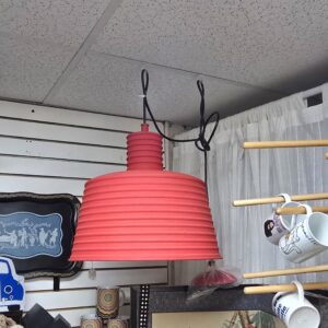 Large Red Pendant Light