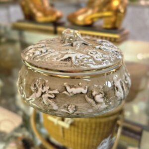 R. Capodimonte, Italy Lidded Dish