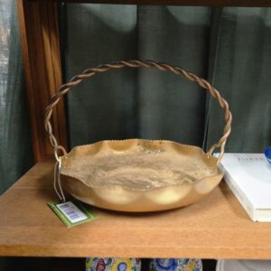 Vintage Brass/Metal Basket - #1092