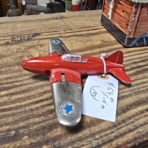Vintage Hubley Kiddie Toy - Red Military Plane - #430