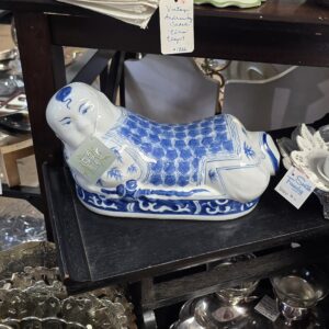 Opium Headrest - Hand Painted - China - Vintage - #1793