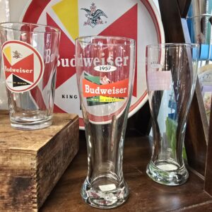 Retro 1957 Budweiser Beer Glass