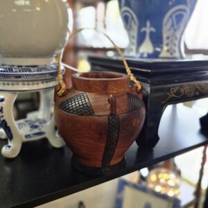 Treenware Hand Carved Vessel - #4597