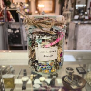 Bits and Pieces - Jar of Assorted Jewelry