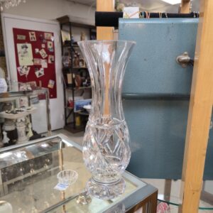 Large Cut Crystal Vase - Slovenia - #3825