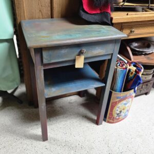 Painted Table with Drawer