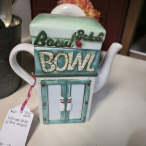 Figural Shop-Front Teapot - Bowling Alley - #2009