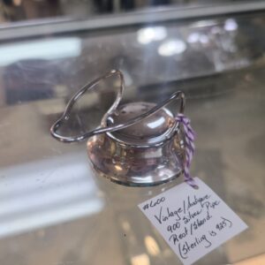 Vintage/Antique 900 Silver Pipe Rest/Stand - #600