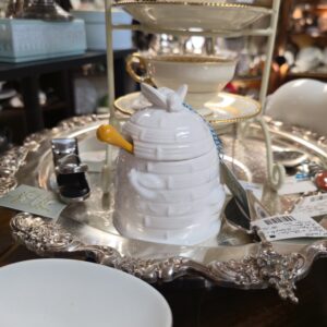 White Honey Pot - #5056