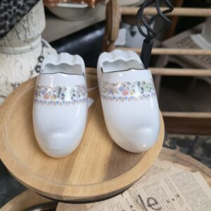 Vintage Ceramic Clogs - Trinket Holders or Ashtrays