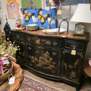 Lovely Asian Painted Sideboard