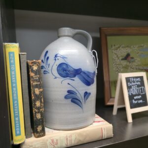 Rockdale Stoneware Jug - Slat Glazed Bird