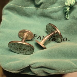 Tiffany and Co Sterling Cuff Links