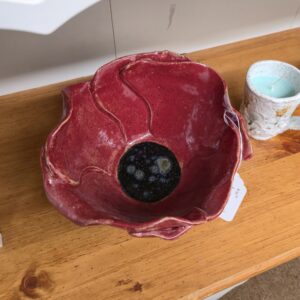 Poppy Bowl - Handmade - Pottery - #CO115