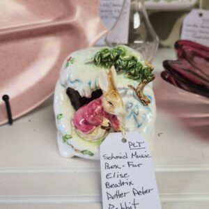 Schmid Music Box - Fur Elise - Beatrix Potter Peter Rabbit
