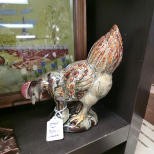 Glazed Hen Figurine
