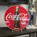 Enamel Round Coke Sign