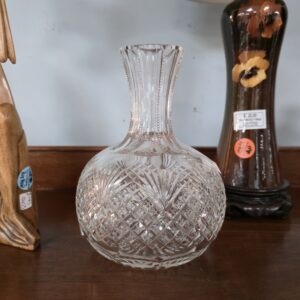 "Strawberry Diamond and Fan" American Cut Waterford/Wine Carafe - #CG-0647-2021