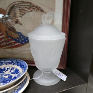 Fenton 1976 Bicentennial Frosted Candy Dish