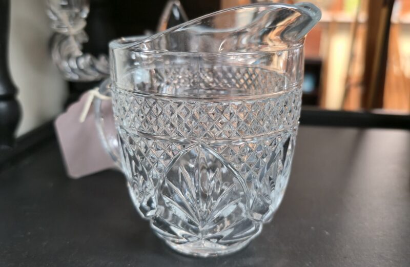 Vintage French Crystal Creamer – #4070
