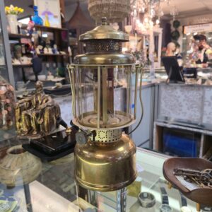 Antique Coleman Lantern - All Brass - Replaced Globe - 1920-1930