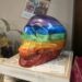 Rainbow Resin Skull