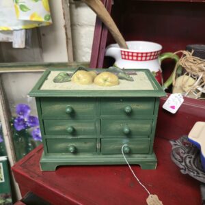 Small Green "Lemons" Chest