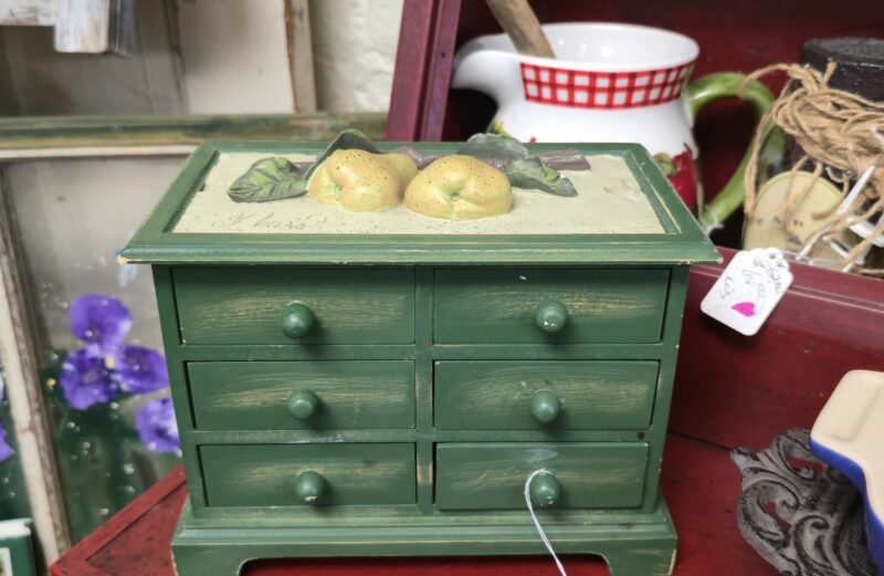 Small Green “Lemons” Chest