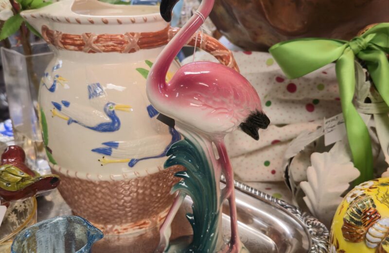 Maddox Pottery Flamingo Figurine – #5242