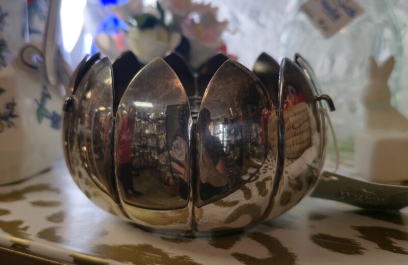 Reed and Barton Silver Plate Flower Frog – Vintage – #5847