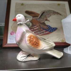 1950's Iridescent Lusterware Purple Dove Figurine