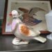 1950’s Iridescent Lusterware Purple Dove Figurine