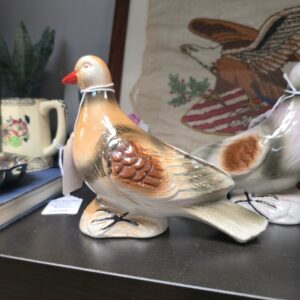1950's Iridescent Lusterware Brown Dove Figurine