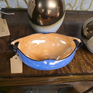 Japanese Pottery Bowl - Blue and Orange - Noritake - #B129